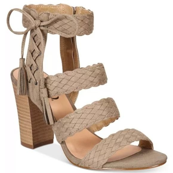 XOXO Shoes - XOXO Bini Strappy Block Heel Shoe